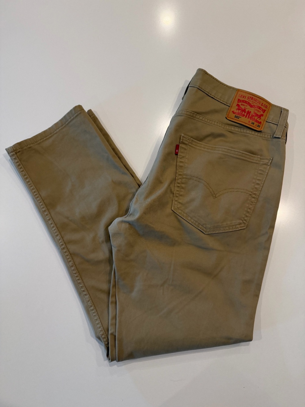 Levi's Men's Khaki Stretch Pants‎ 36